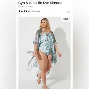 women’s One Size Tie Dye Swimsuit Cover Up by Cyn & Luca